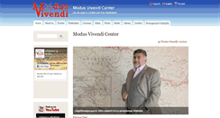 Desktop Screenshot of modusvivendicenter.org